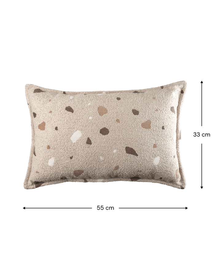 Wigiwama bolster cushion- Terrazzo Sand (Pre-order)