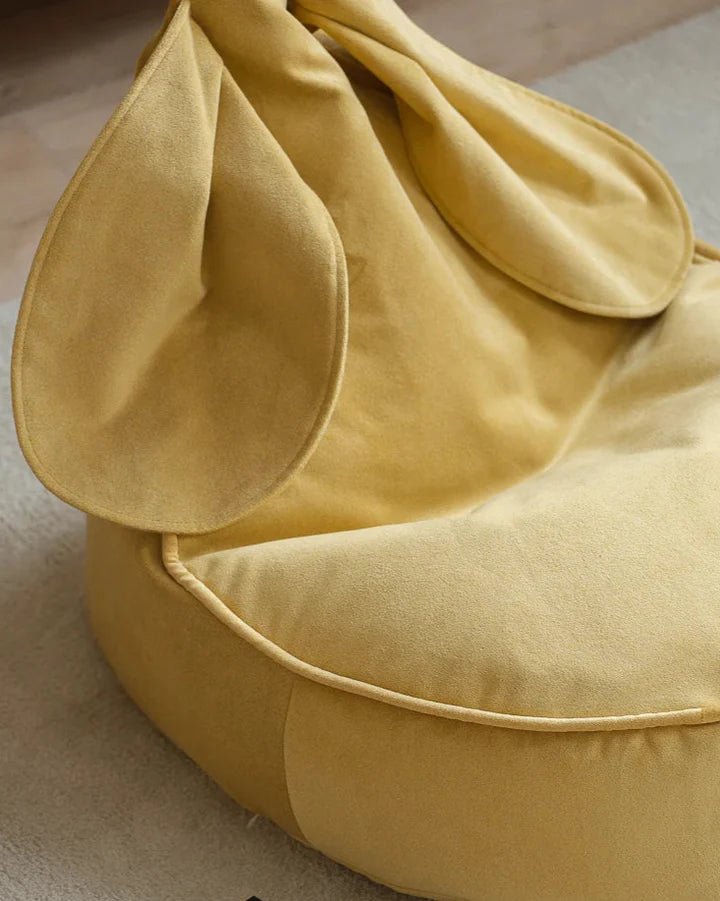 Wigiwama velvet bunny beanbag chair- Salted Caramel (Pre-Order)