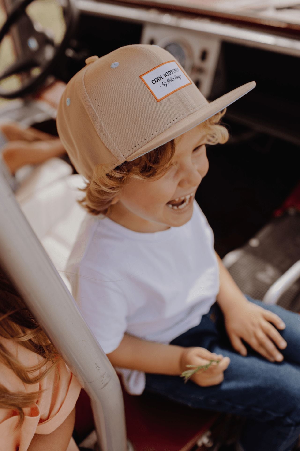 Organic cotton kids cap- Mini Sandy