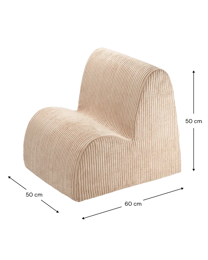 Wigiwama corduroy cloud chair- Brown Sugar (Pre-order)