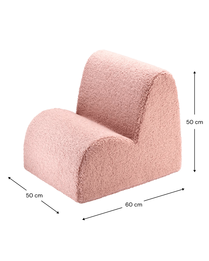 Wigiwama terry fabric cloud chair- Guava (Pre-order)