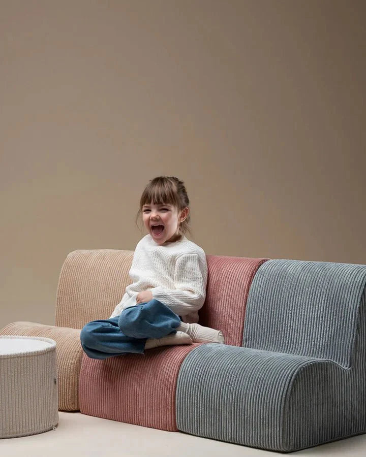 Wigiwama corduroy cloud chair- Pink Mousse (Pre-order)