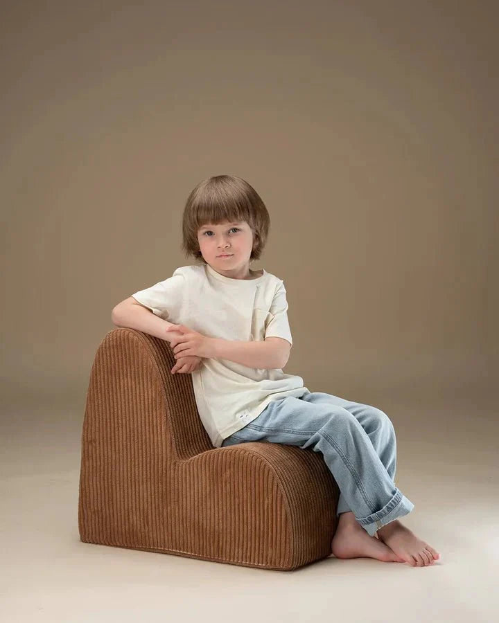 Wigiwama corduroy cloud chair- Toffee (Pre-order)