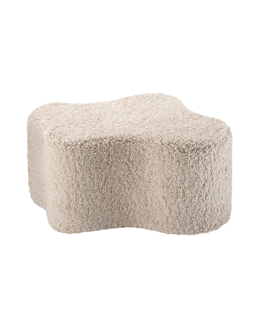 Wigiwama terry fabric cloud pouf-  Biscuit (Pre-order)