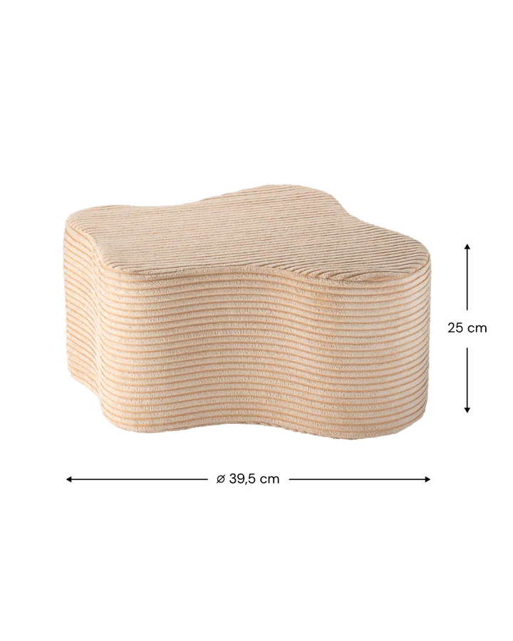 Wigiwama corduroy cloud pouf- Brown sugar (Pre-order)