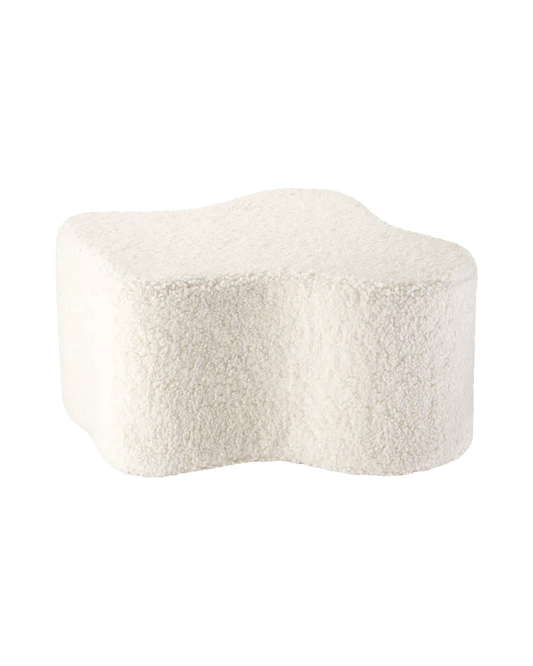 Wigiwama terry fabric cloud pouf-  Cream white (Pre-order)