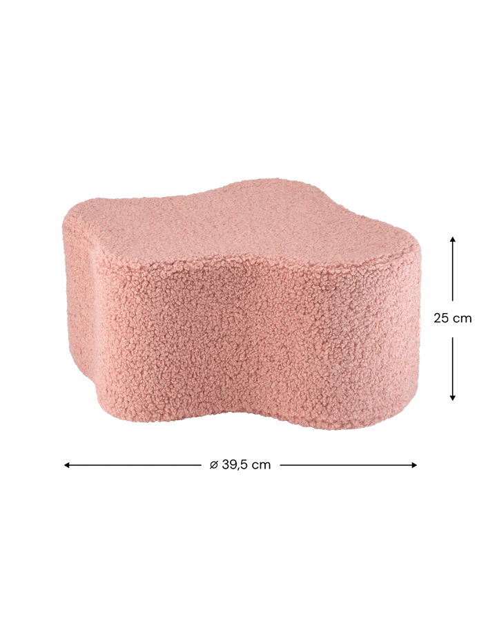 Wigiwama terry fabric cloud pouf- Guava (Pre-order)