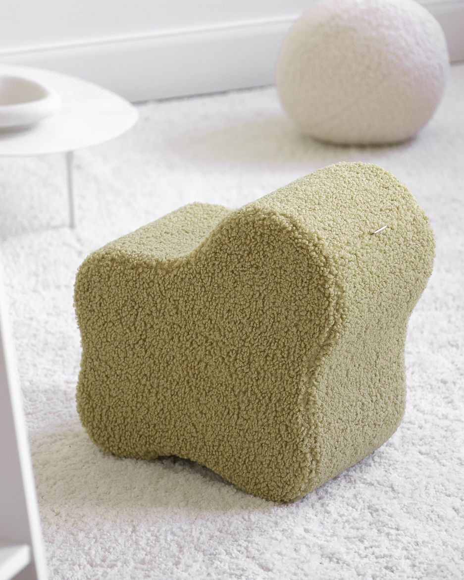 Wigiwama terry fabric cloud pouf- Matcha (Pre-order)