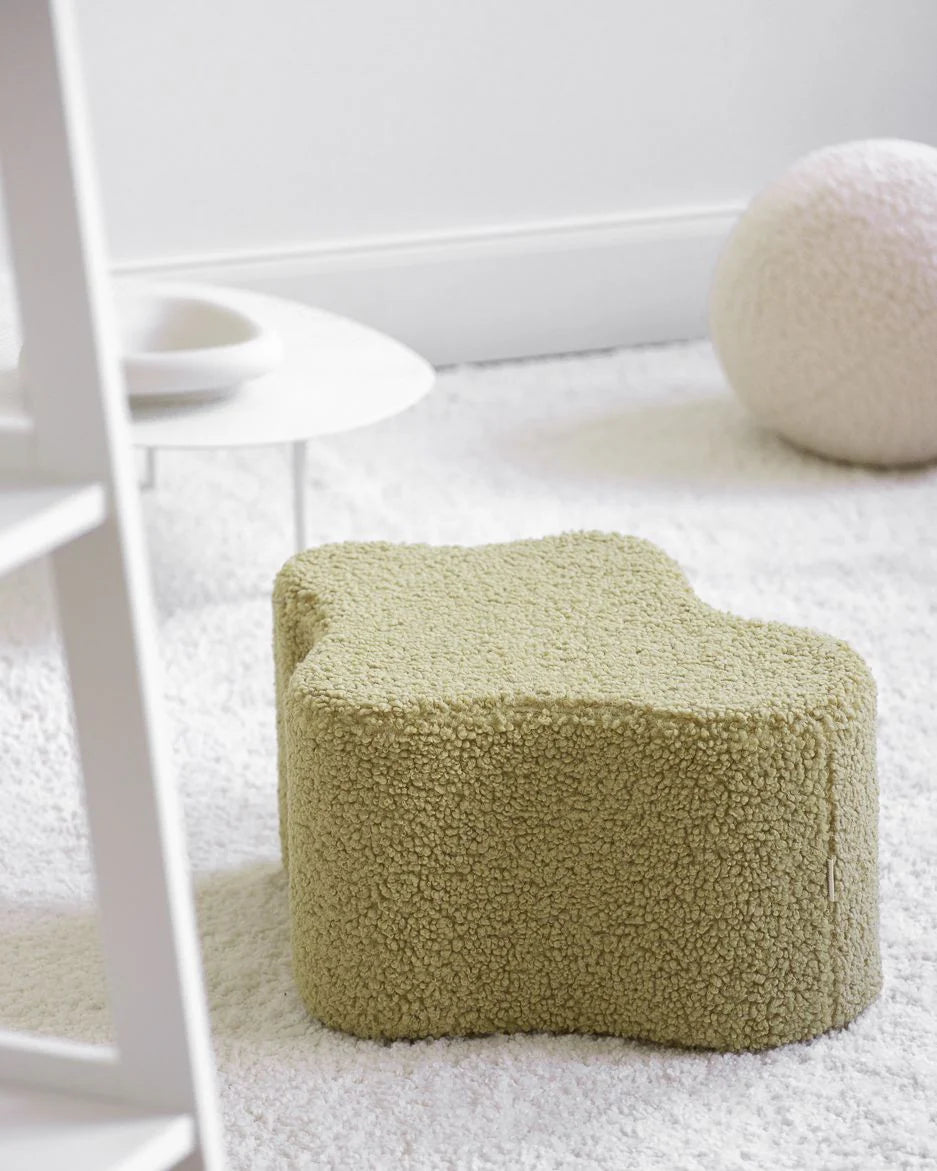 Wigiwama terry fabric cloud pouf- Matcha (Pre-order)