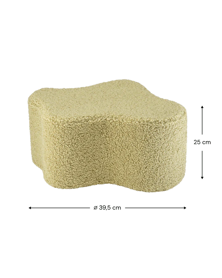 Wigiwama terry fabric cloud pouf- Matcha (Pre-order)