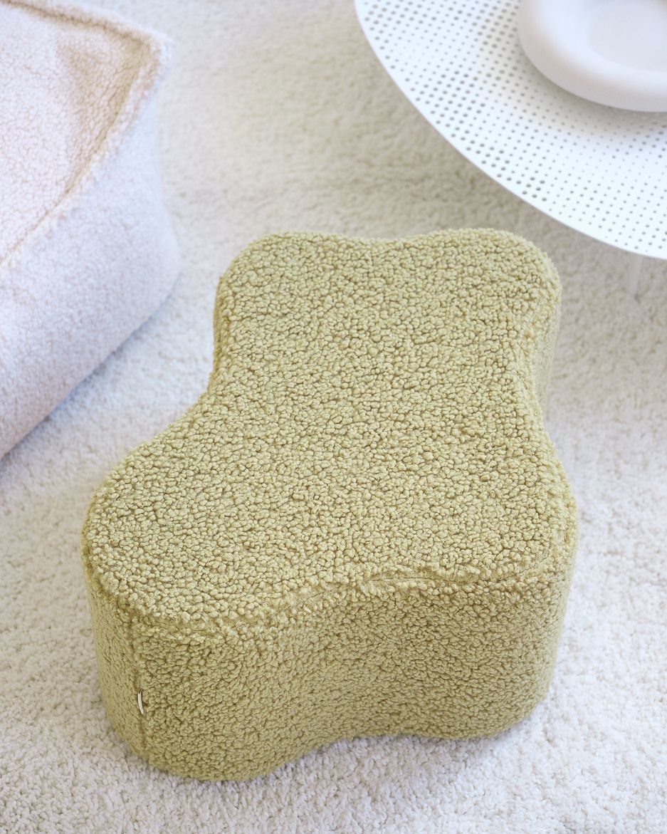 Wigiwama terry fabric cloud pouf- Matcha (Pre-order)