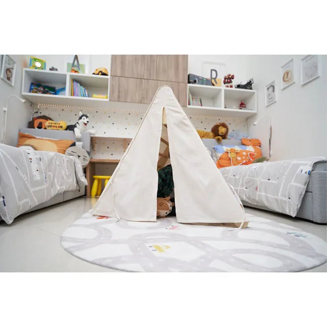 Ezzro-Off white Play Tent Compatible with Medium Pikler