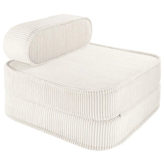 Wigiwama corduroy flip chair- Marshmallow (Pre-order)
