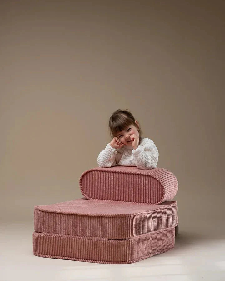 Wigiwama corduroy flip chair- Pink Mousse (Pre-order)