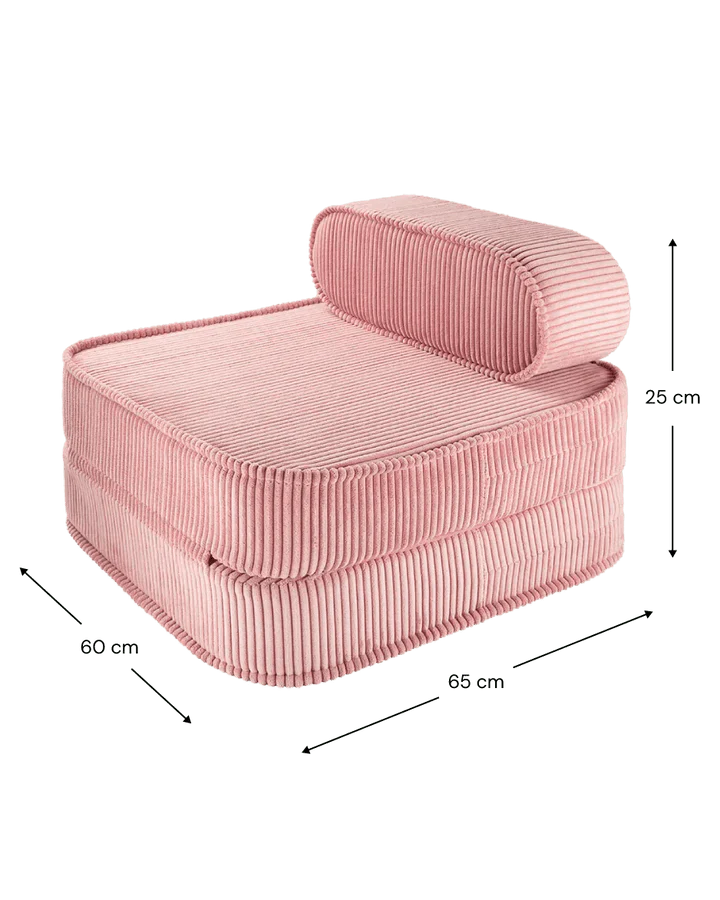 Wigiwama corduroy flip chair- Pink Mousse (Pre-order)