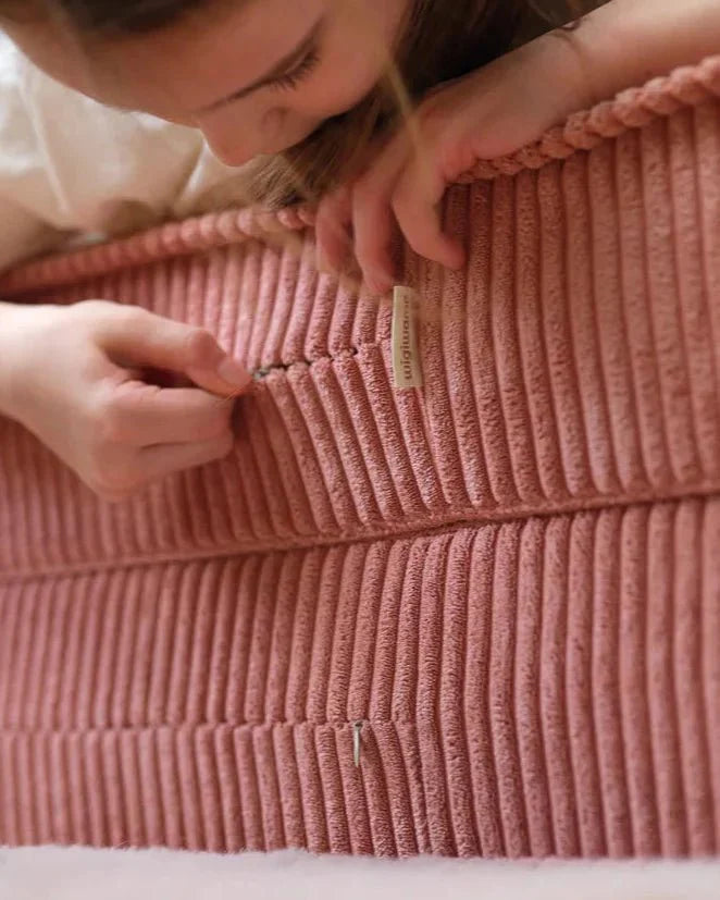 Wigiwama corduroy flip chair- Pink Mousse (Pre-order)