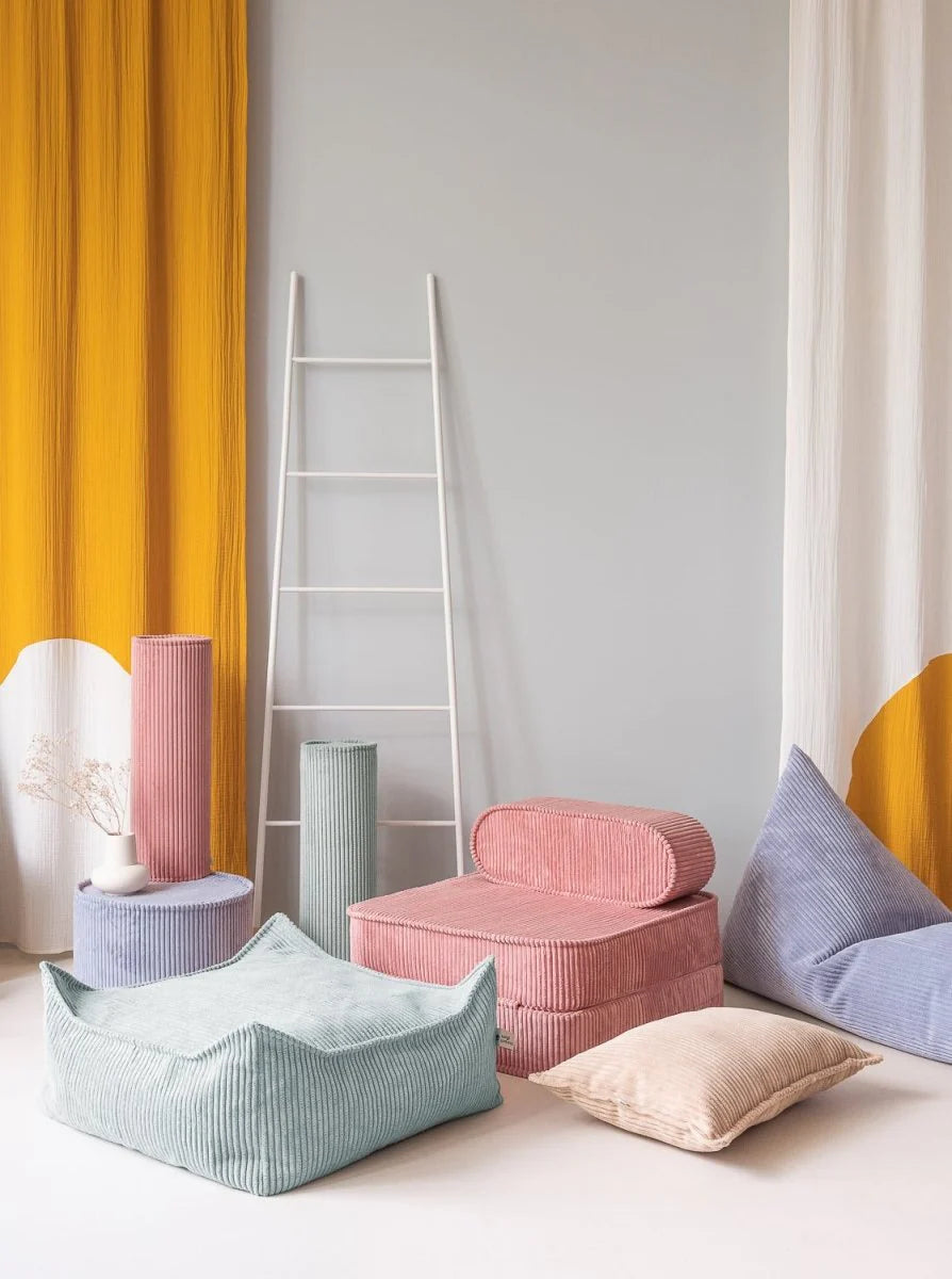 Wigiwama corduroy flip chair- Pink Mousse (Pre-order)