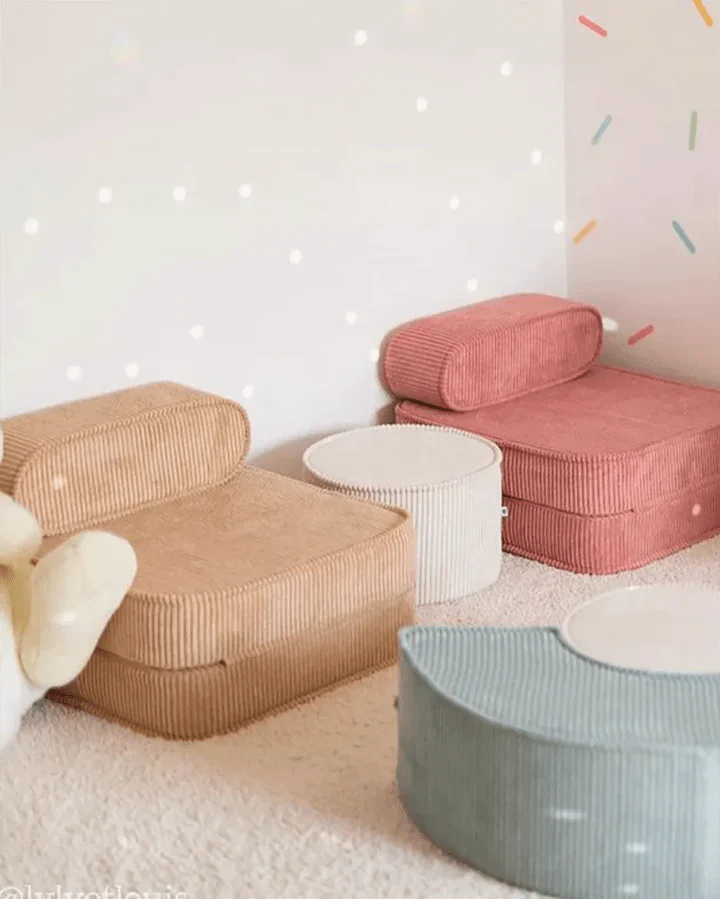 Wigiwama corduroy flip chair- Pink Mousse (Pre-order)