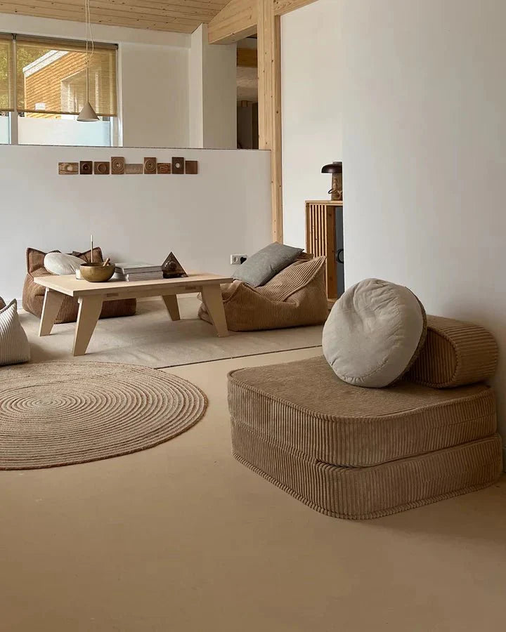 Wigiwama corduroy flip chair- Toffee (Pre-order)