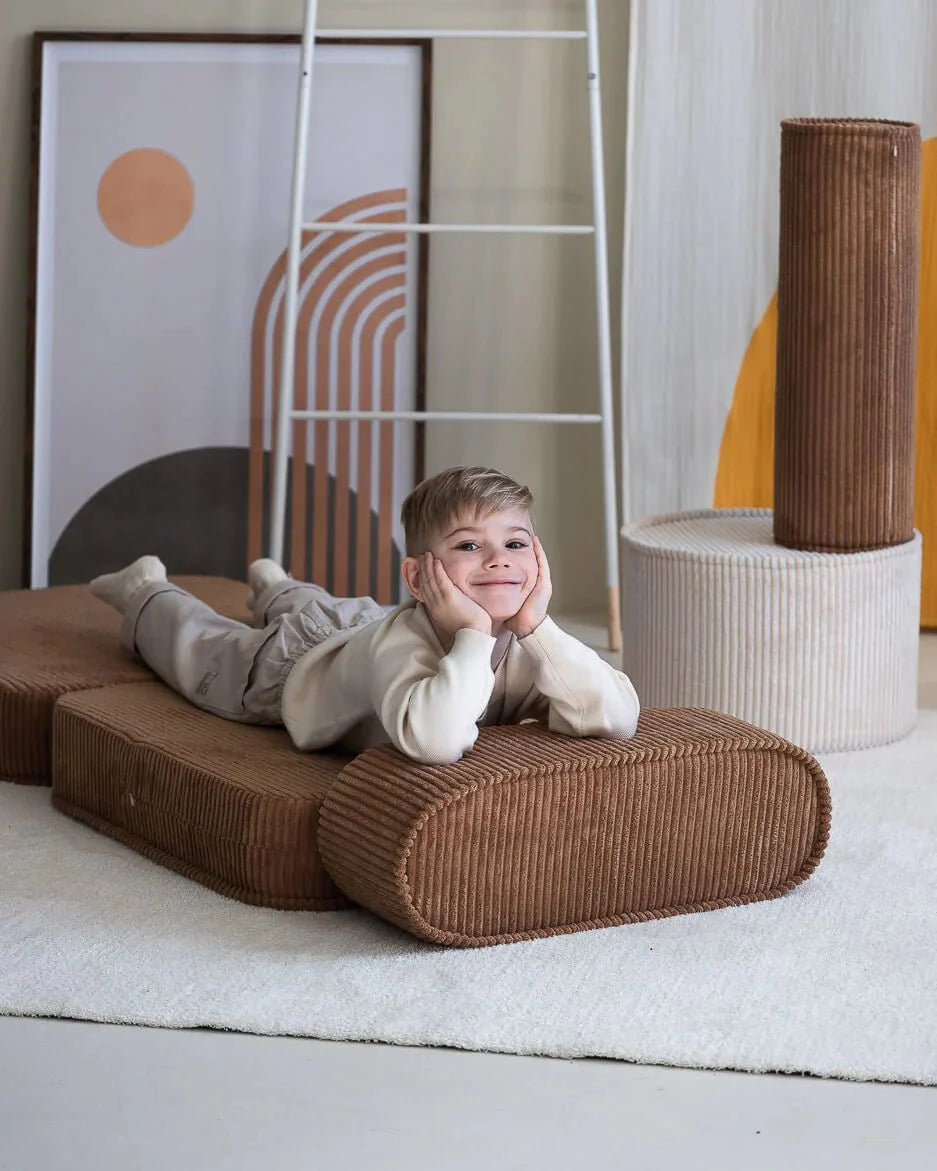 Wigiwama corduroy flip chair- Toffee (Pre-order)