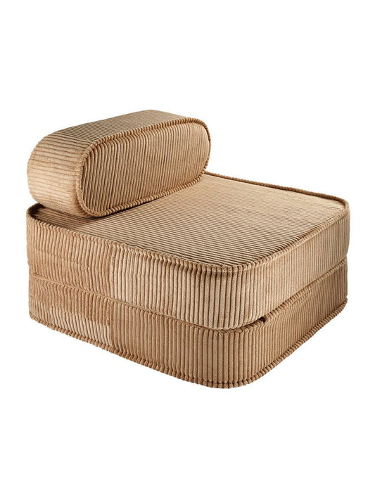 Wigiwama corduroy flip chair- Toffee (Pre-order)