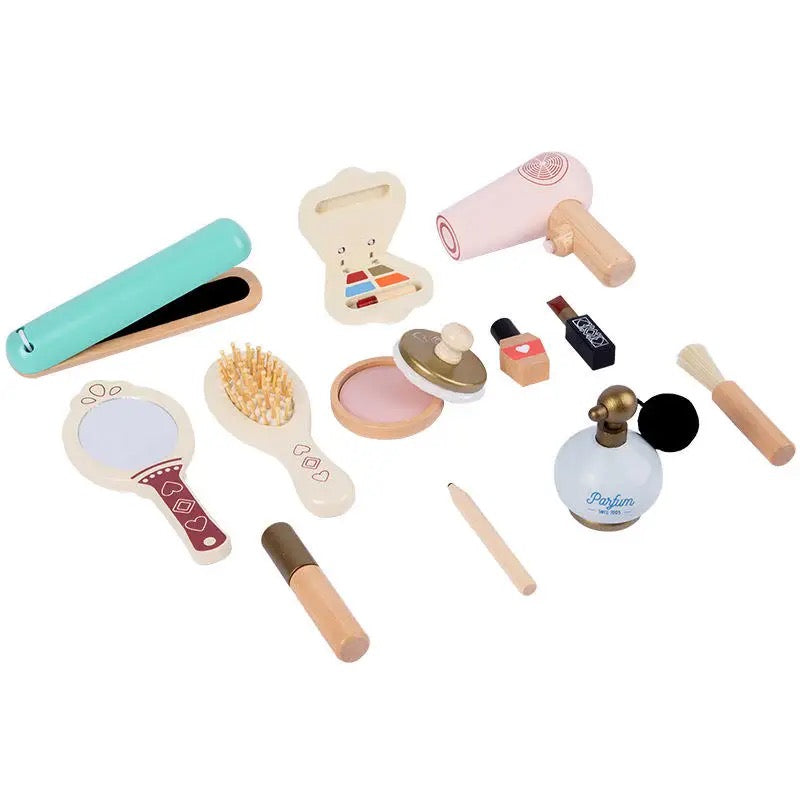 Wooden vanity kit set for kids