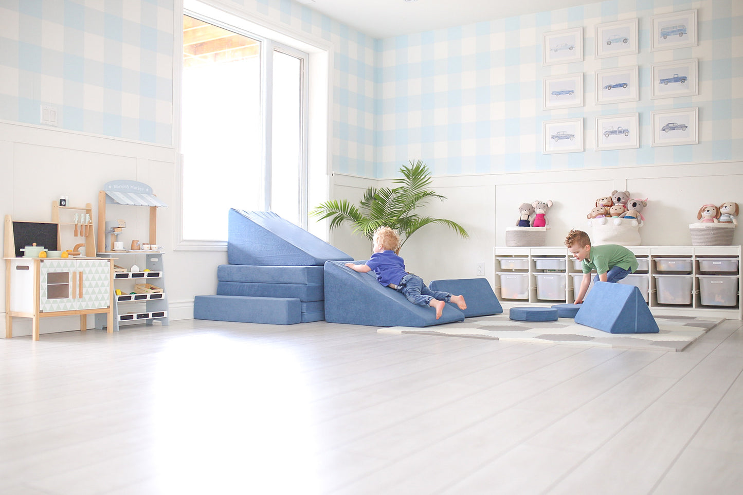 Climbing slides for play sofa- 7 colours available