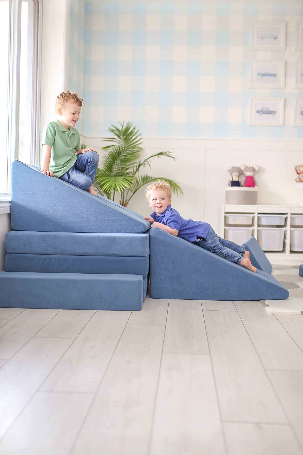 Climbing slides for play sofa- 7 colours available