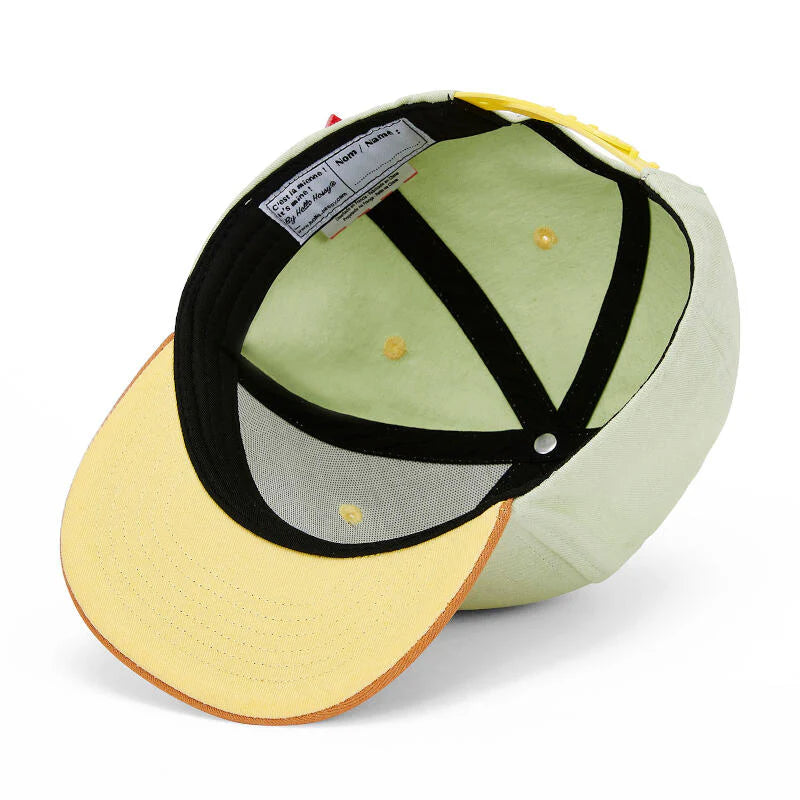 Organic cotton kids cap- Mini Pistache