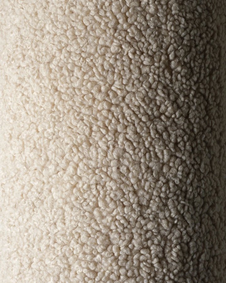 Wigiwama teddy fabric Moon chair- Biscuit (Pre-Order)