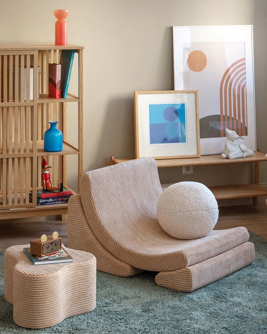 Wigiwama corduroy moon chair- Brown Sugar (Pre-order)
