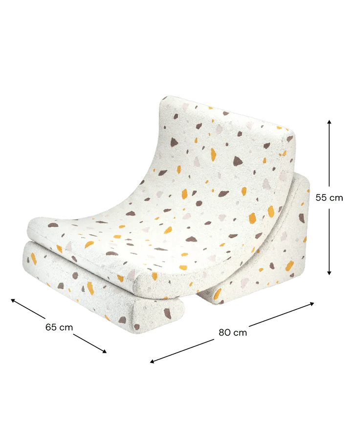 Wigiwama moon chair- Terrazzo Marble (Pre-order)