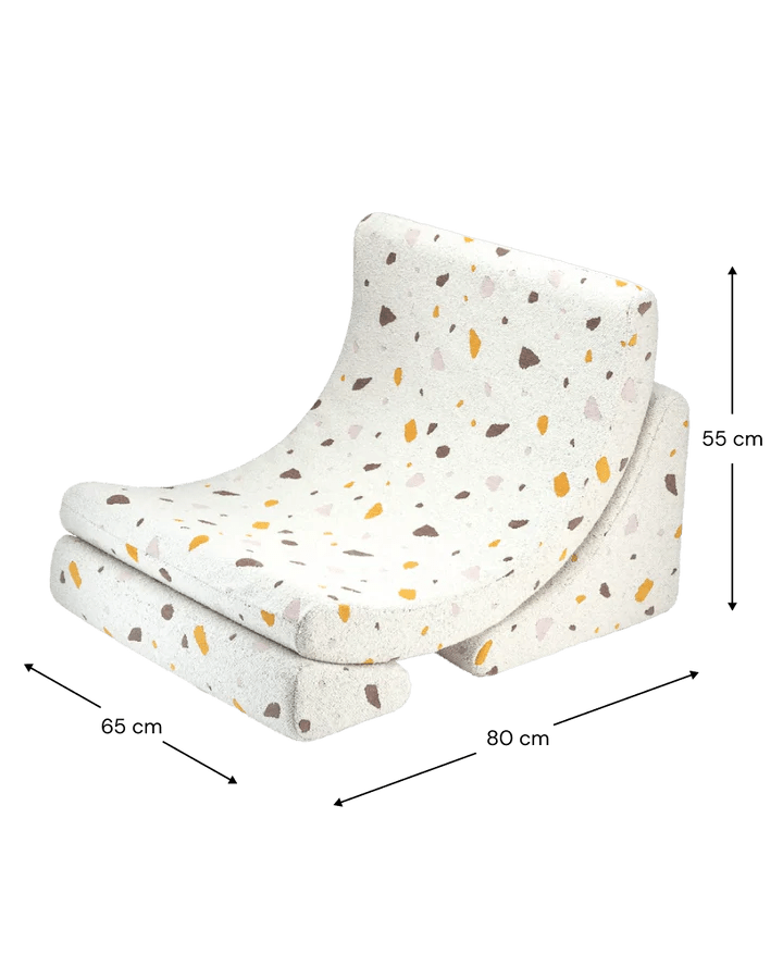 Wigiwama Moon chair- Terrazzo Marble (Pre-Order)
