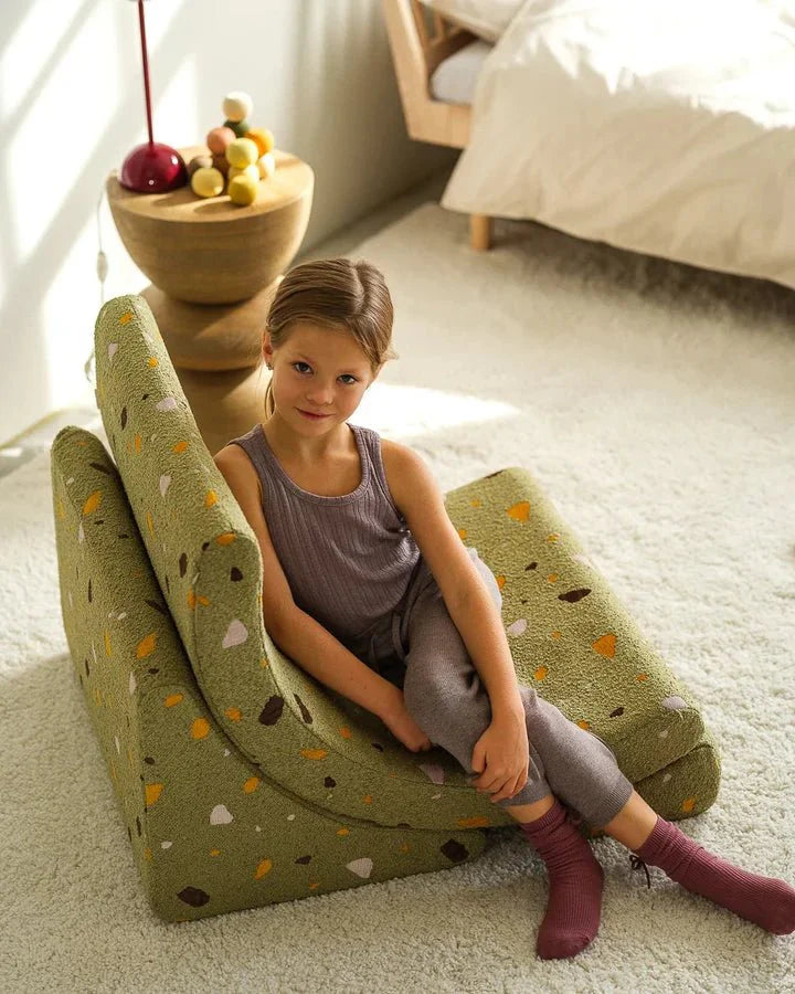 Wigiwama moon chair- Terrazzo Moss (Pre-order)