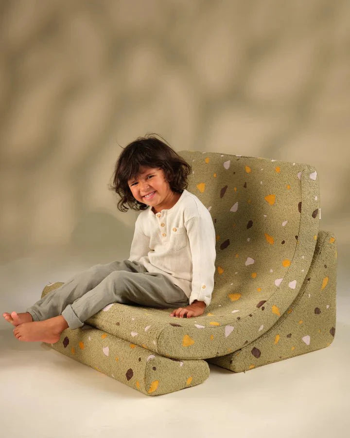 Wigiwama moon chair- Terrazzo Moss (Pre-order)