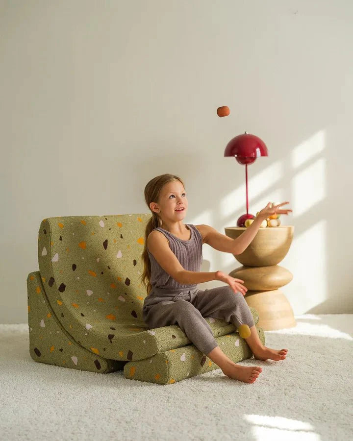 Wigiwama moon chair- Terrazzo Moss (Pre-order)