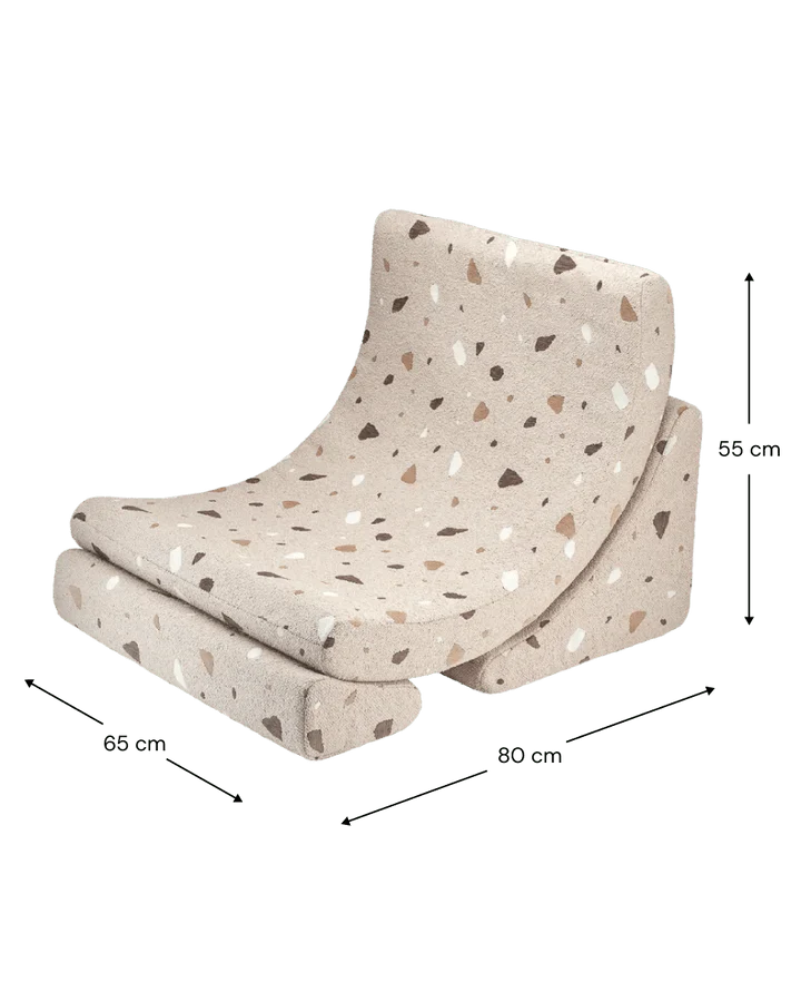 Wigiwama moon chair- Terrazzo Sand (Pre-order)