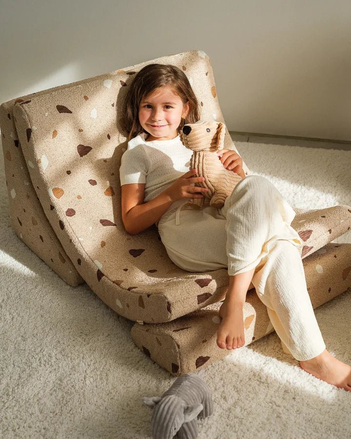 Wigiwama moon chair- Terrazzo Sand (Pre-order)