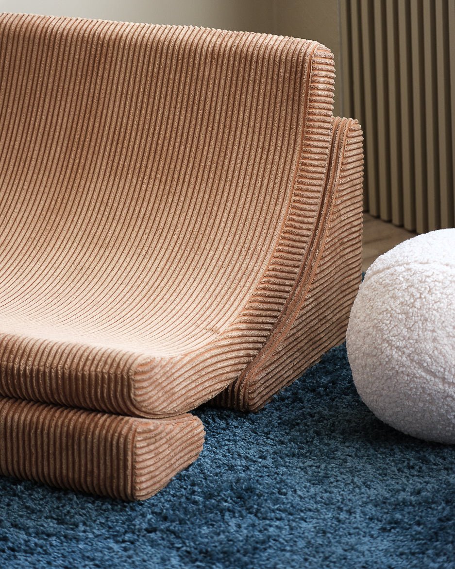 Wigiwama corduroy Moon chair- Toffee (Pre-Order)