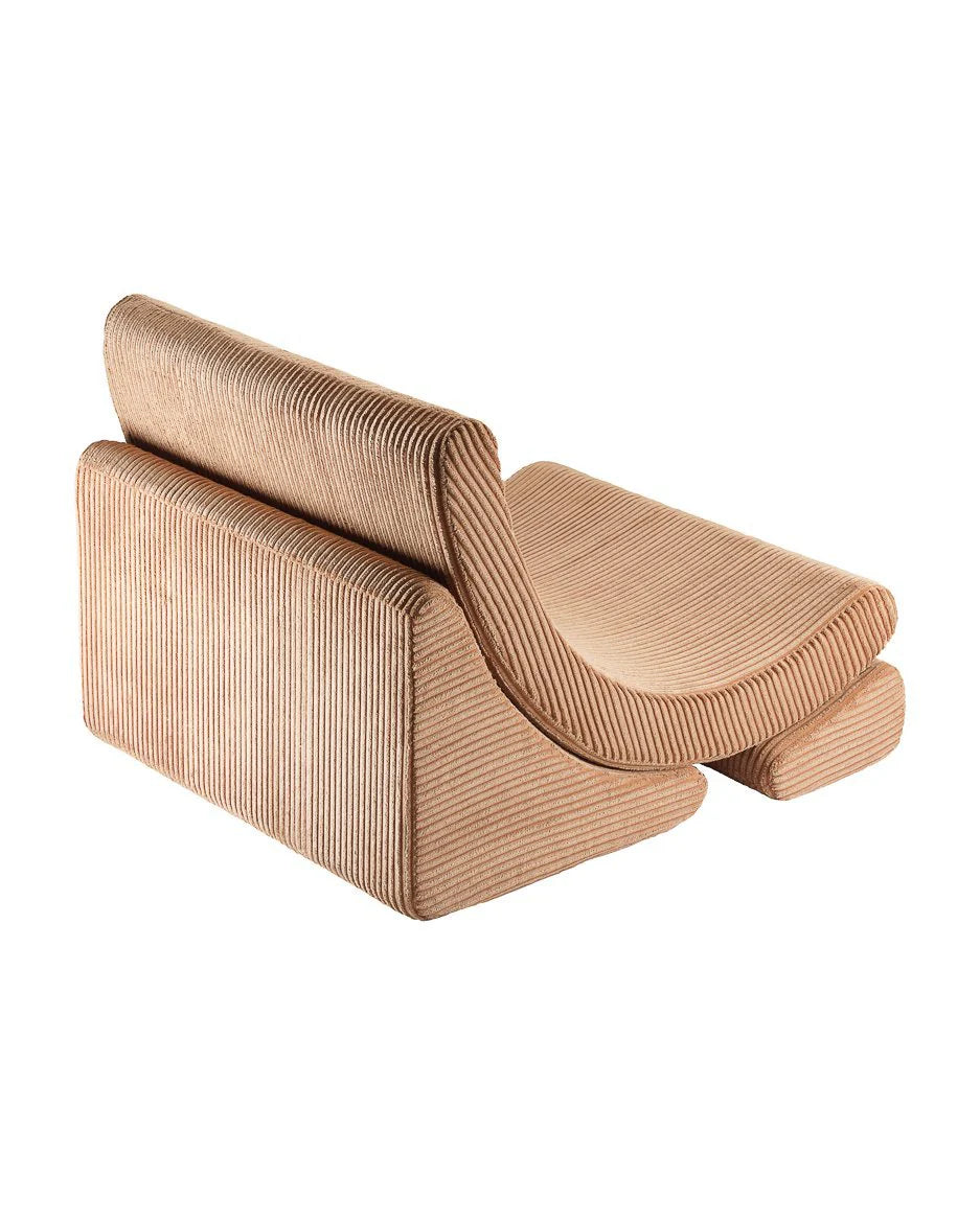 Wigiwama corduroy moon chair- Toffee (Pre-order)