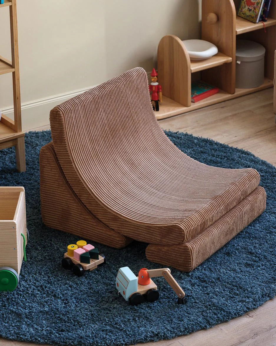 Wigiwama corduroy moon chair- Toffee (Pre-order)