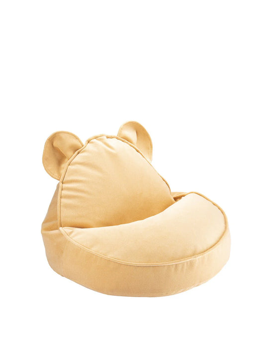 Wigiwama velvet bear beanbag chair- Salted Caramel (Pre-Order)