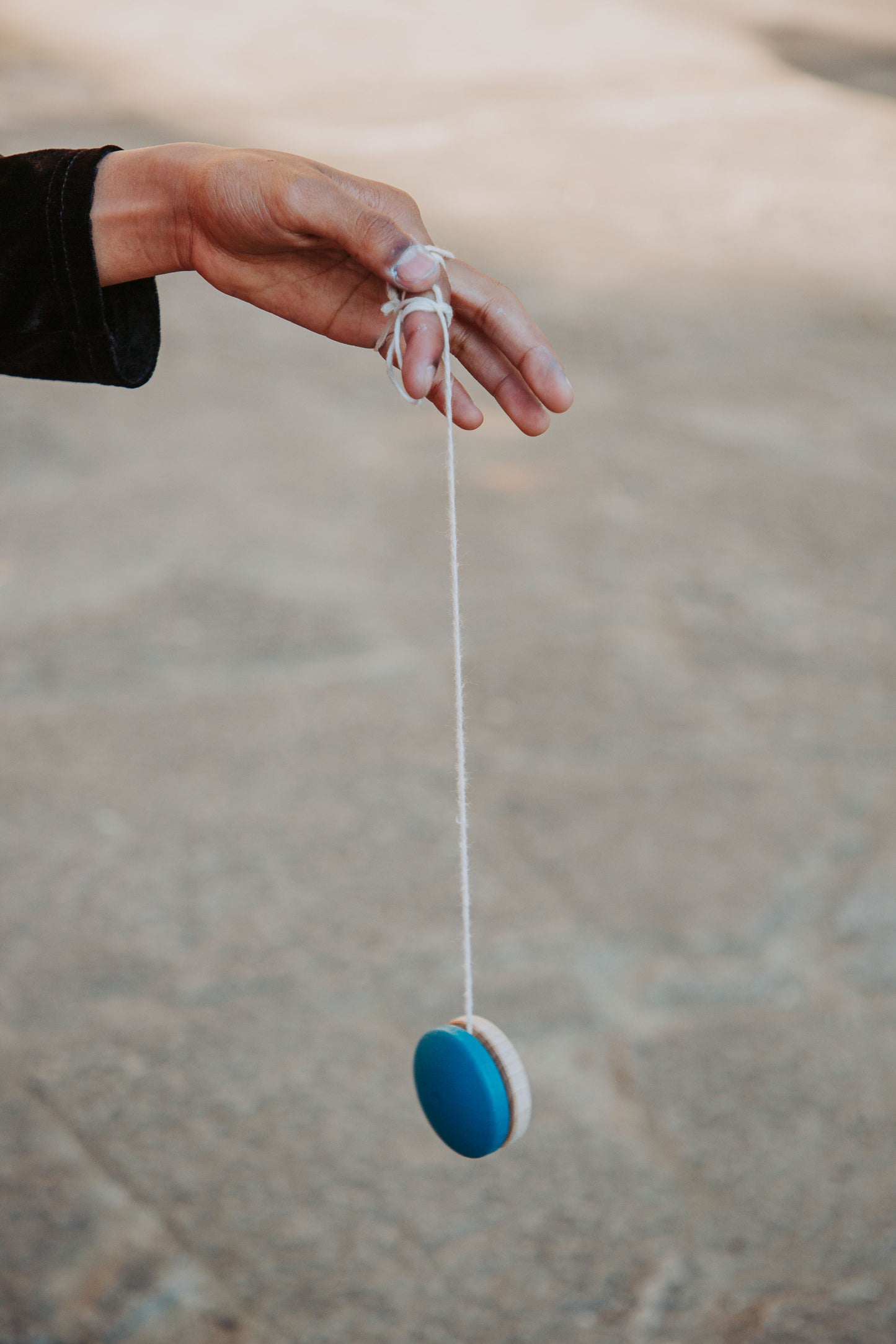 Wooden Yoyo - Blue