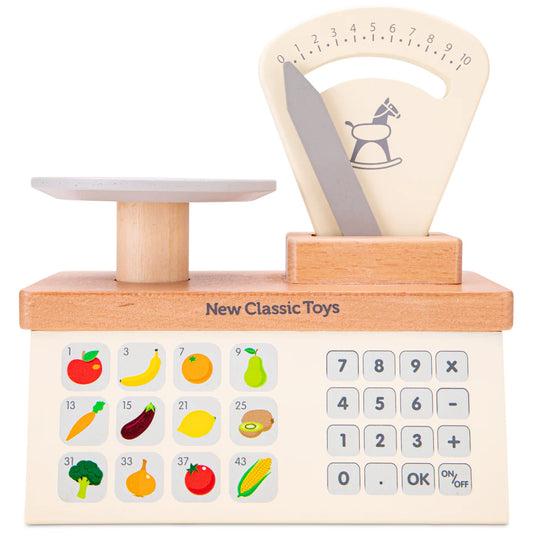 Wooden Toy kitchen scales