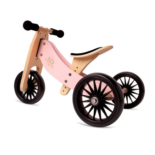 2-in-1 Tiny tot PLUS tricycle + balance bike (18 months-4 years old)-Pink
