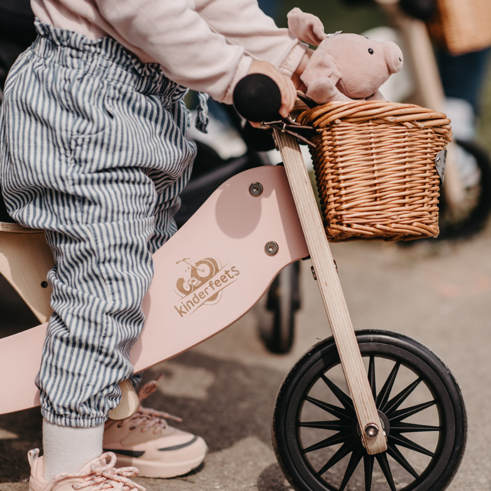 2-in-1 Tiny tot PLUS tricycle + balance bike (18 months-4 years old)-Pink