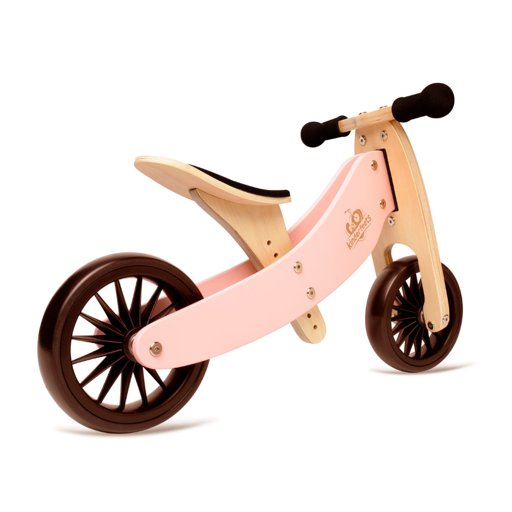 2-in-1 Tiny tot PLUS tricycle + balance bike (18 months-4 years old)-Pink