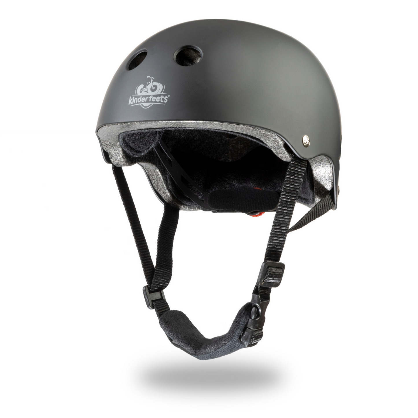 Kinderfeets kids bike helmet matte-Black