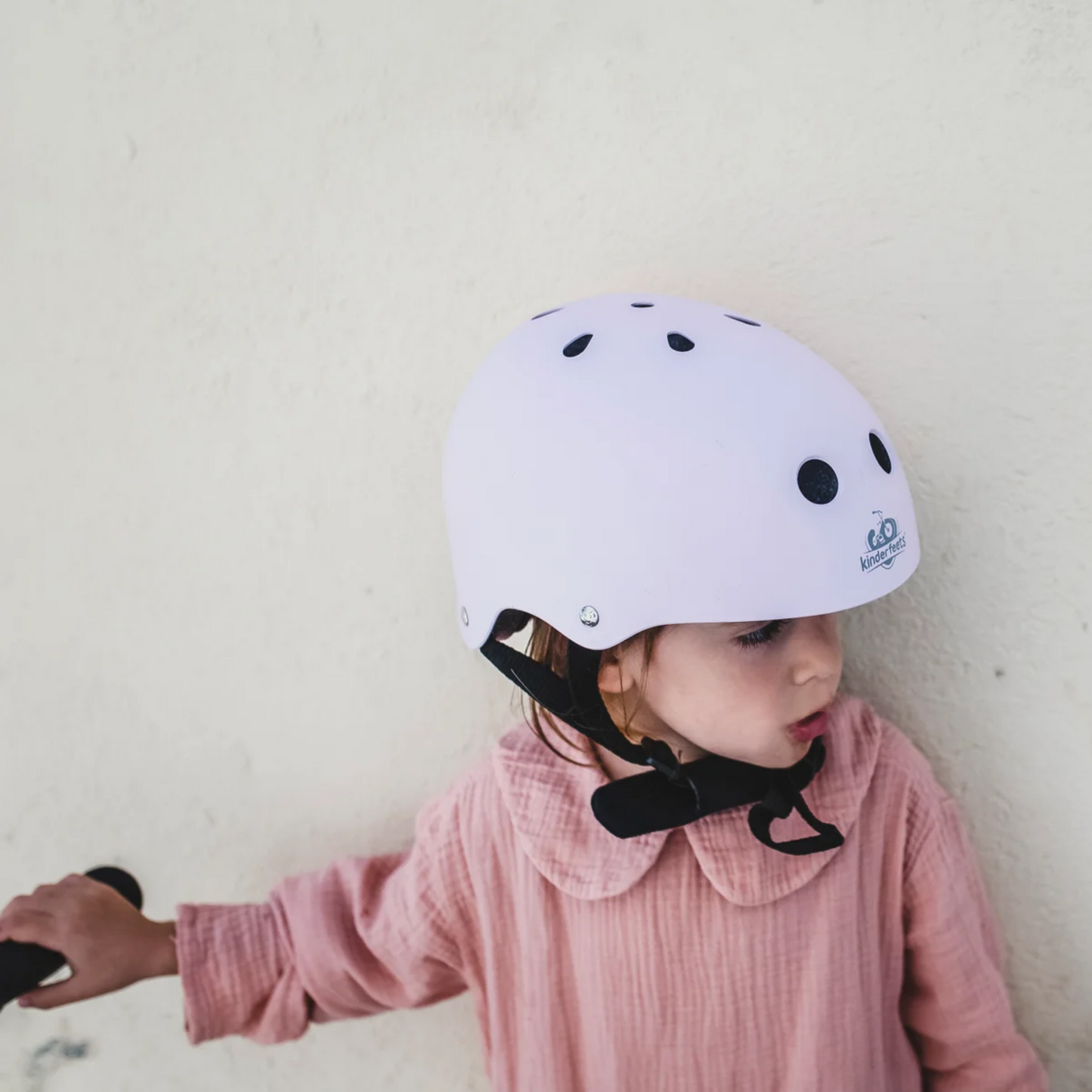 Kinderfeets kids bike helmet matte-Pink