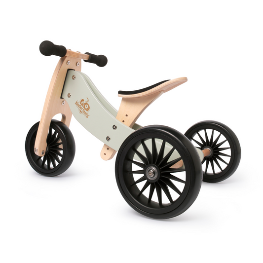 2-in-1 Tiny tot PLUS tricycle + balance bike (18 months-4 years old)-Sage